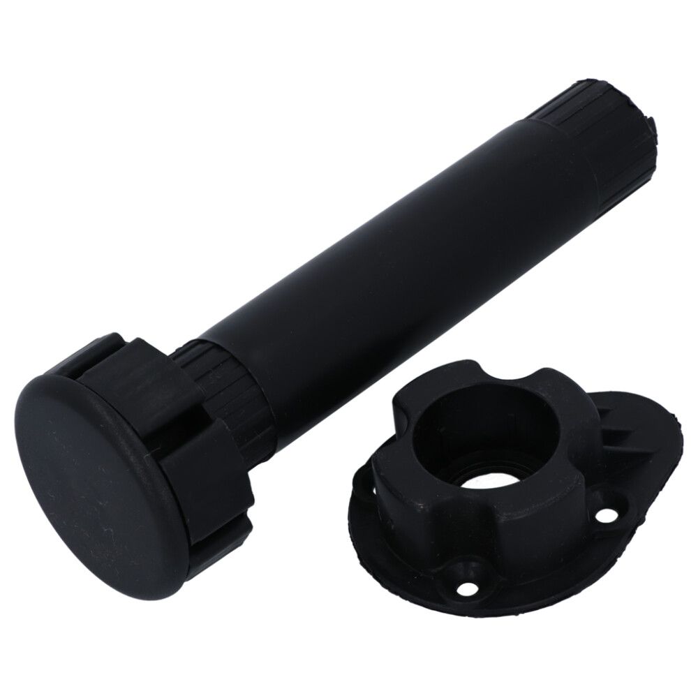 Reguleeritav mööblijalg 150 mm must