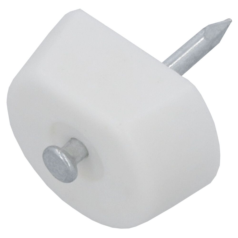 Riiulikandur valge plast