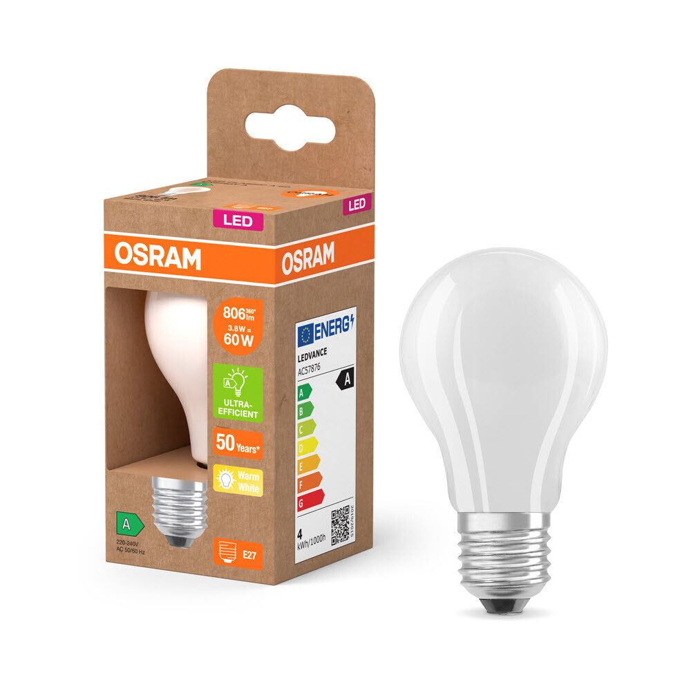 Led-lamp Osram Classic A 60 Filament E27 806 lm 2700 K, matt