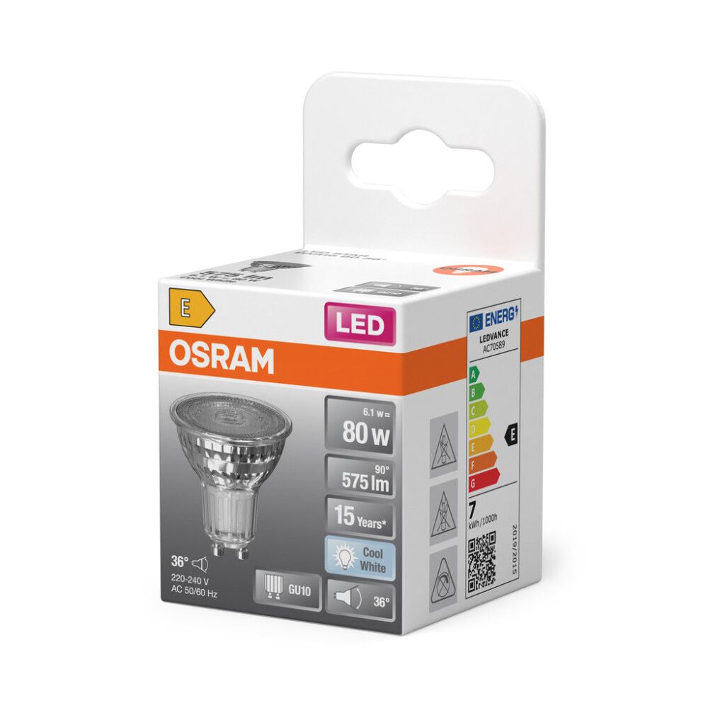 LED-lamp Osram Star Par16 GU10 6,1 W 575 lm 4000 K 1 tk/pk