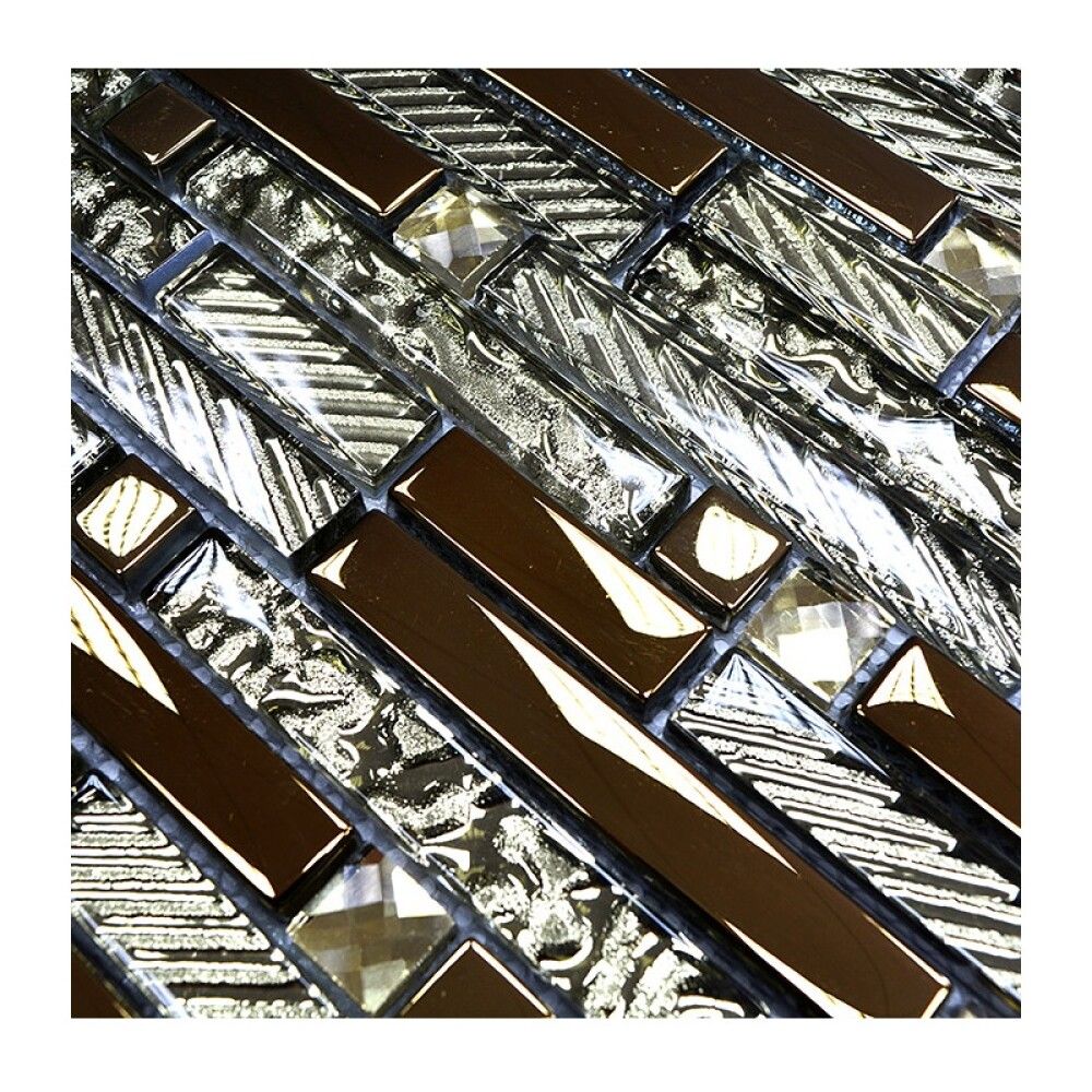 Klaasmosaiik Crystal Mix XCM GV918, 29,8 x 33,8 cm