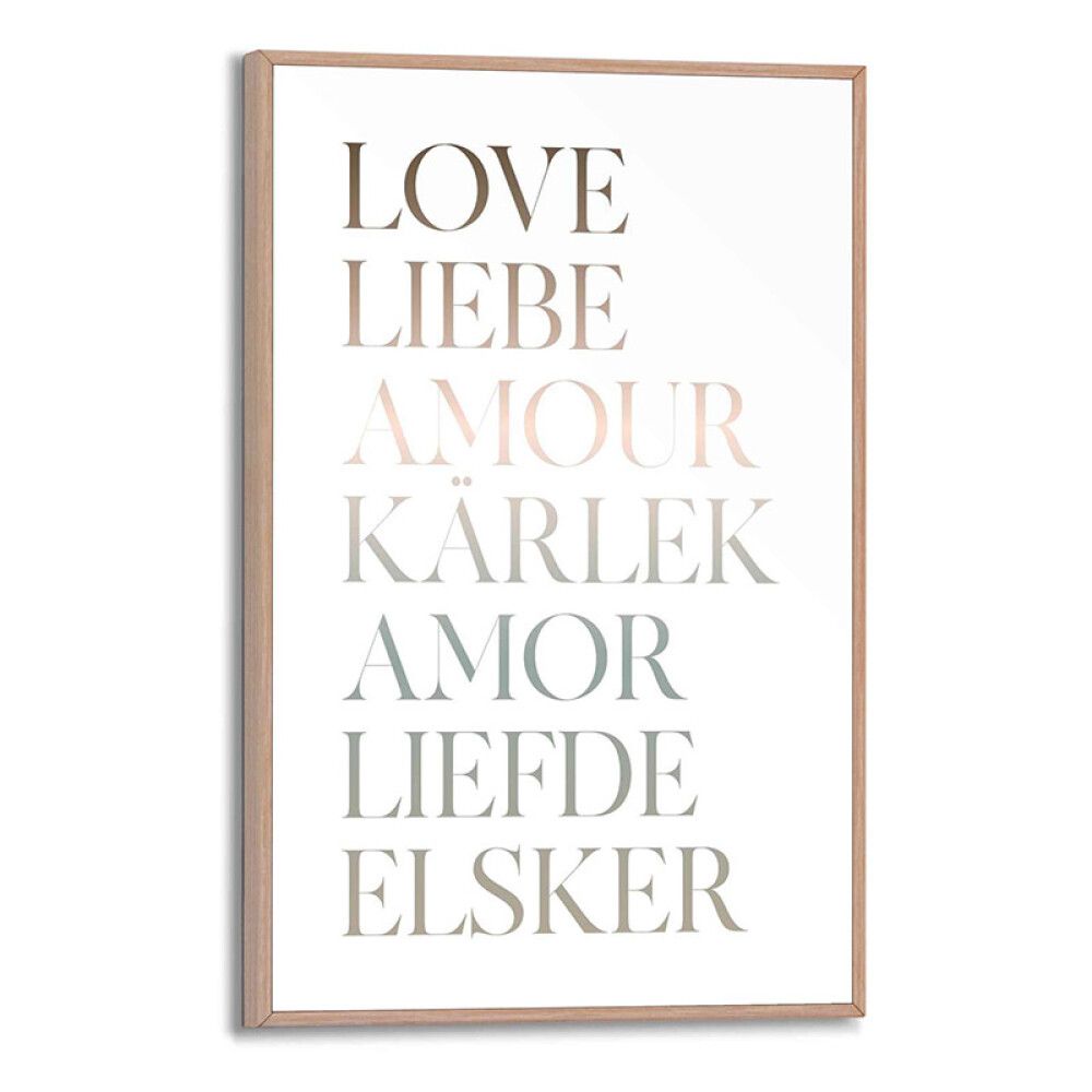 Sisustuspilt Reinders Slimframe Love 20 x 30 cm