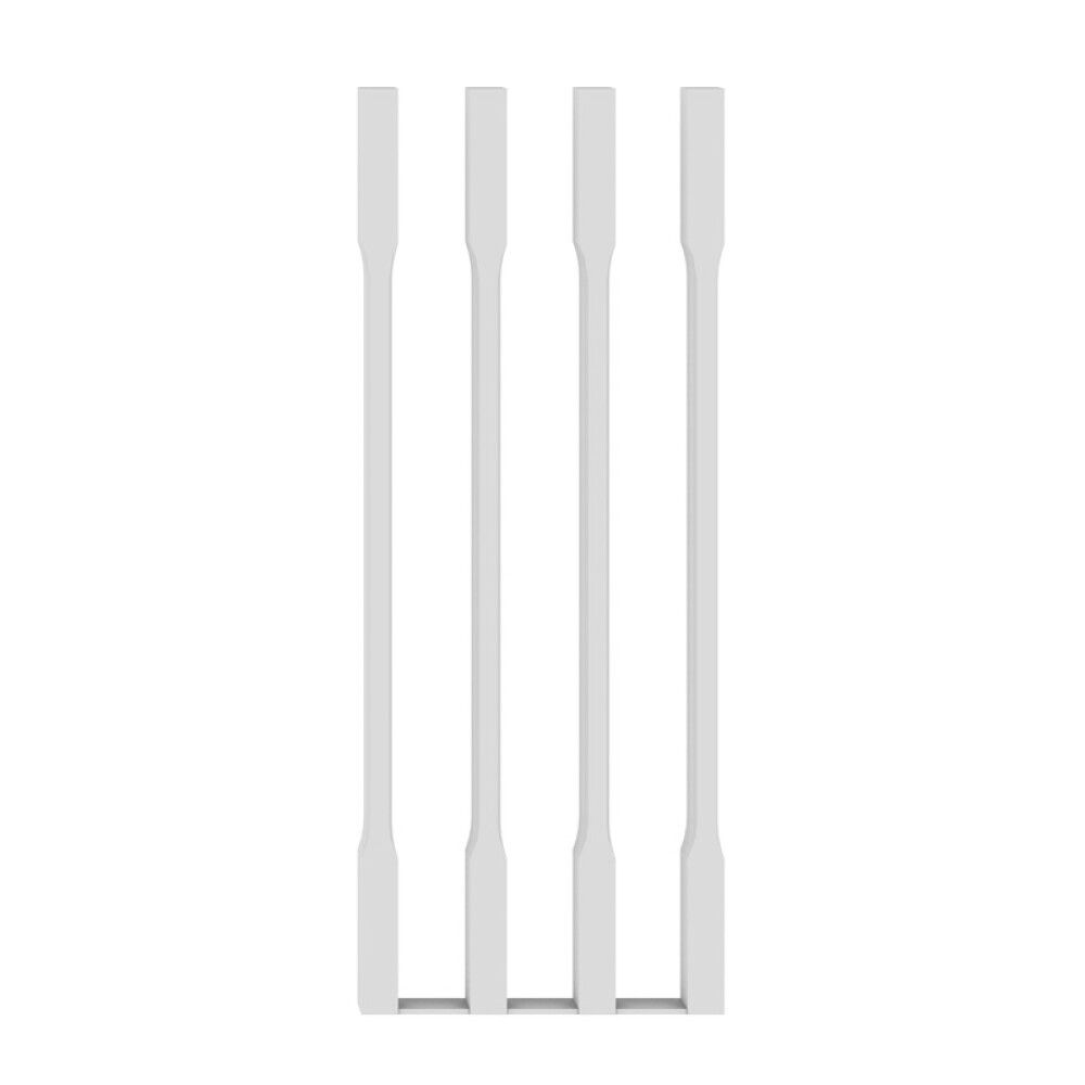 Trepi piirdelipp Lundbergs Helsinki valge 41 x 41 x 1030 mm 4 tk