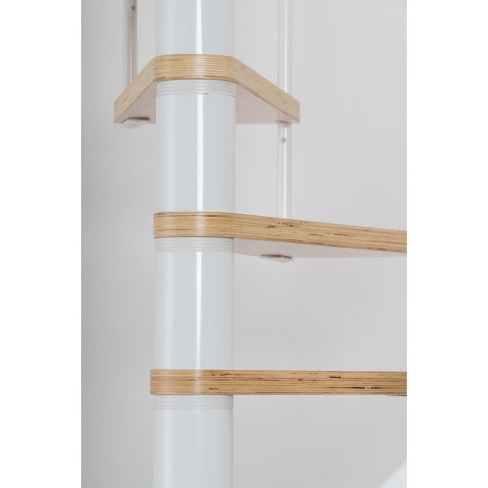 Keerdtrepp Dolle Calgary Valge 140 cm