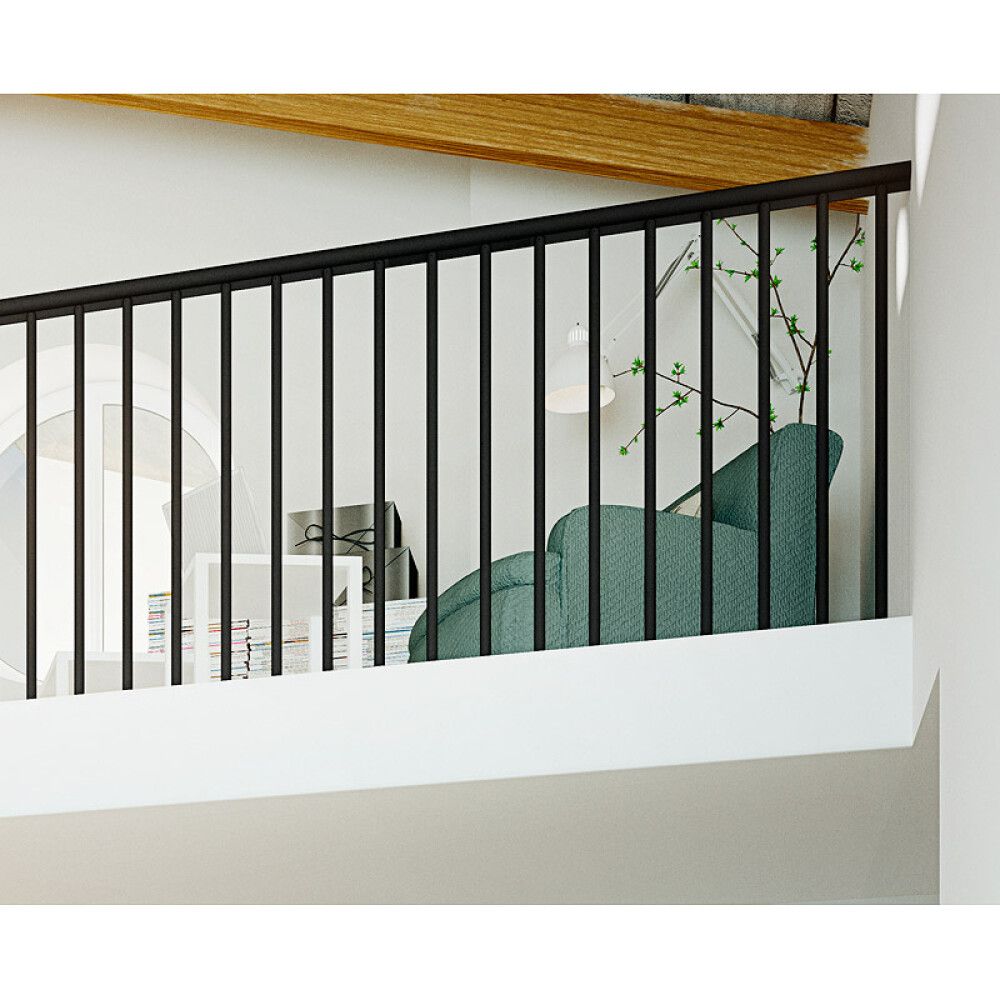 Piirde lisakomplekt Dolle Atlanta ja Dallas treppidele Must