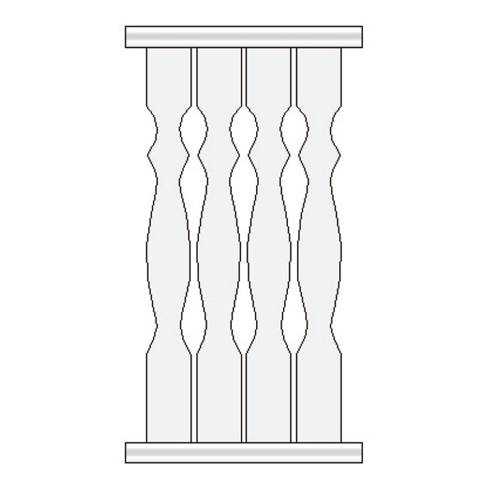 Piirdelipp erikujuline, 19 x 94 x 900 mm