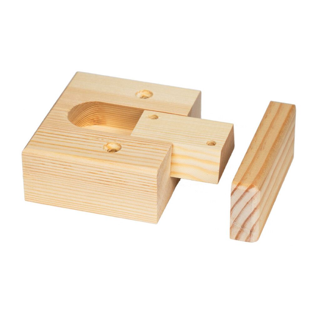 Otsaposti lae- ja põrandakinnitus 45 x 92 x 92 mm