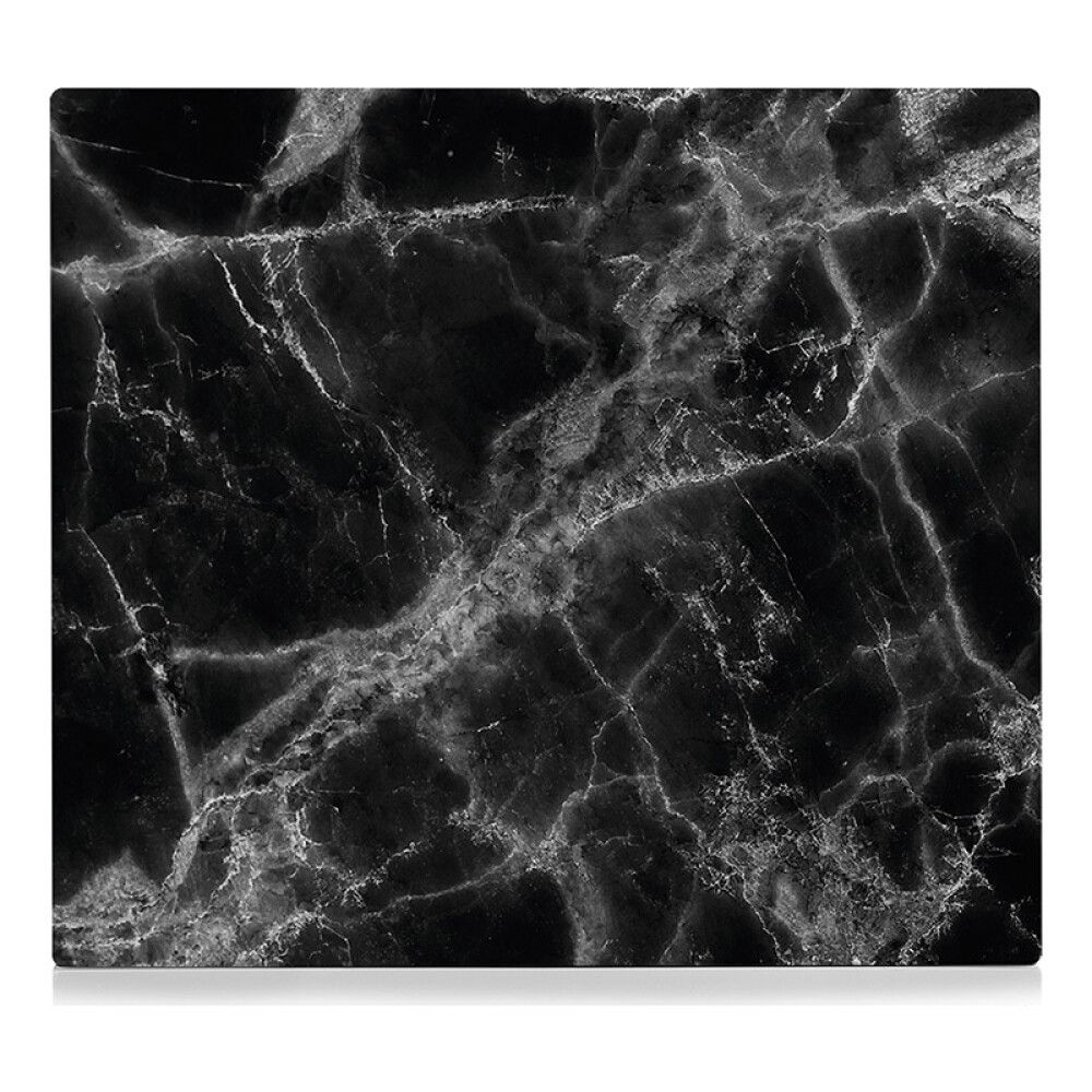 Pliidi katteplaat Marmor must