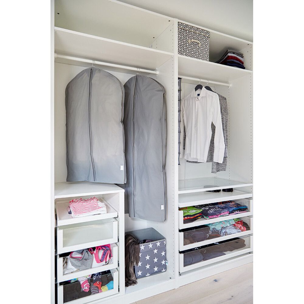 Riidekott lukuga Store It hall 2 tk