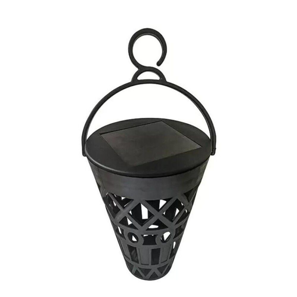 Päikesepatareiga LED-valgustid Bauhaus 2 tk must/kuldne