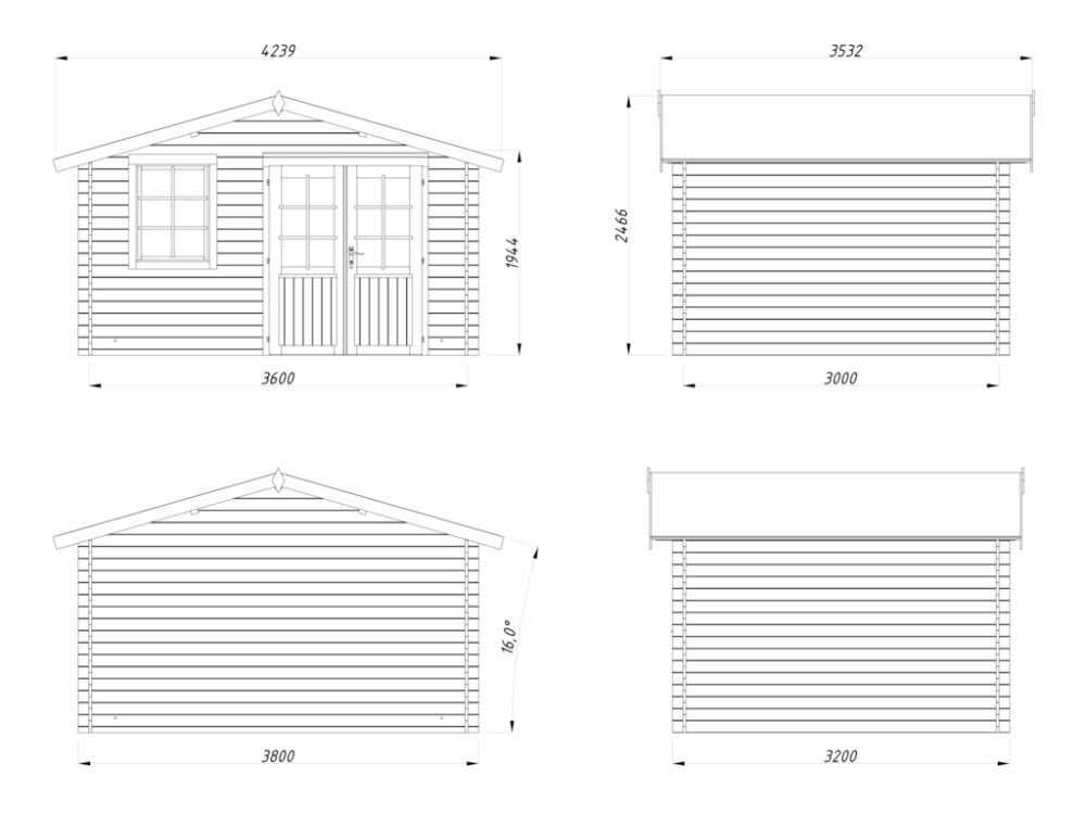 Aiamaja Palmako Klara 10,4 m²