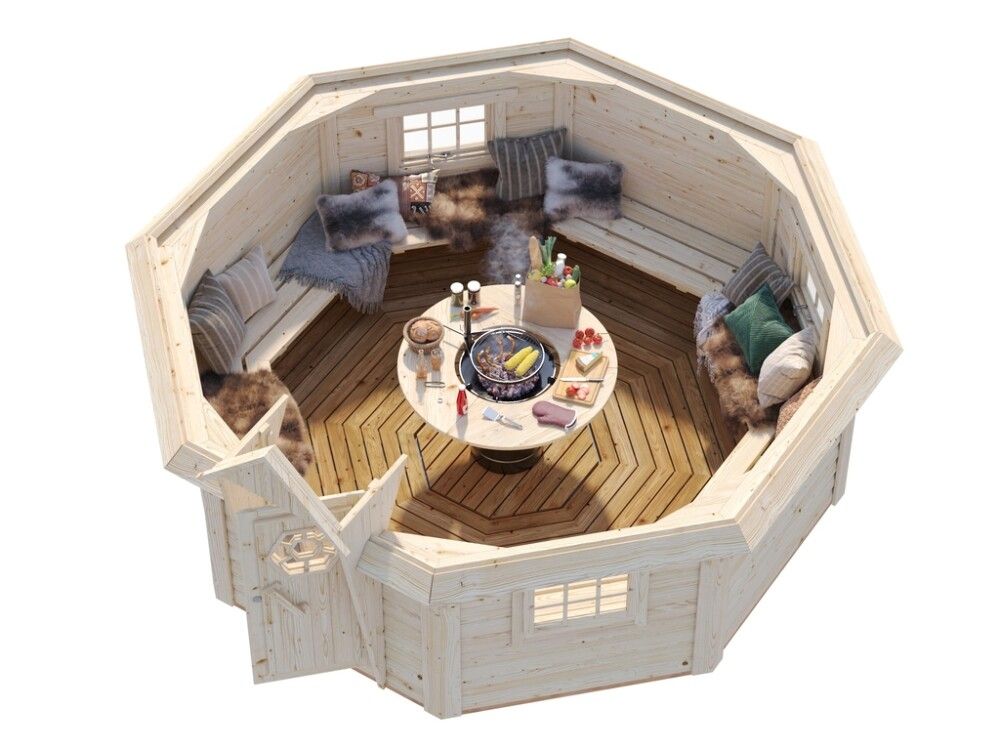 Grillimaja Palmako Eva 11,4 m²