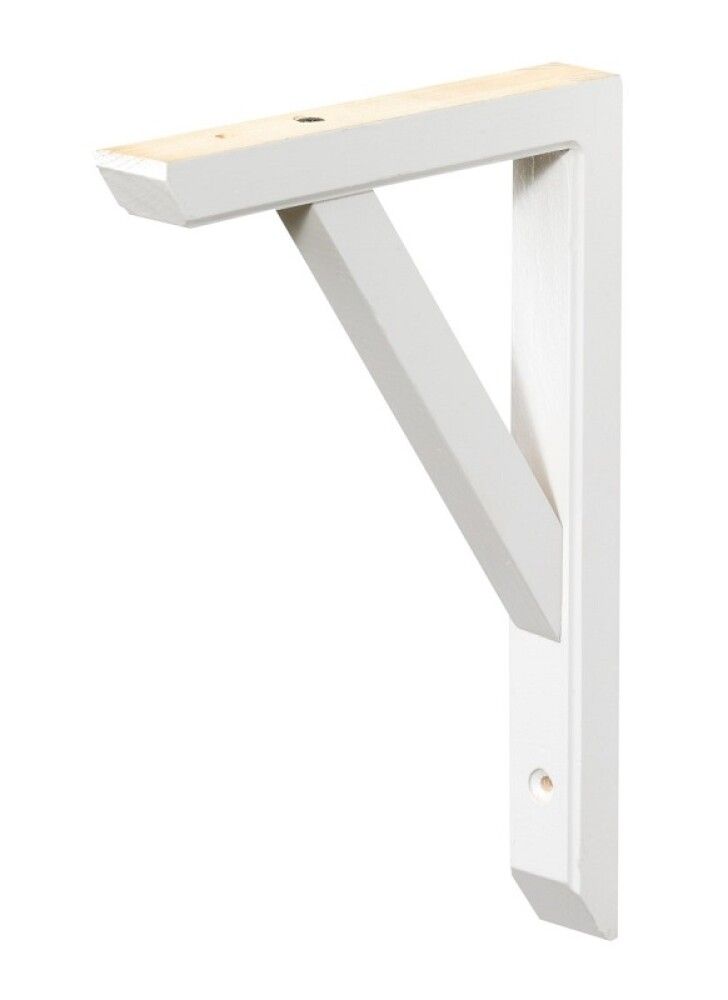 Riiulikandur Lundbergs Carl 250 x 40 x 350 mm valge mänd