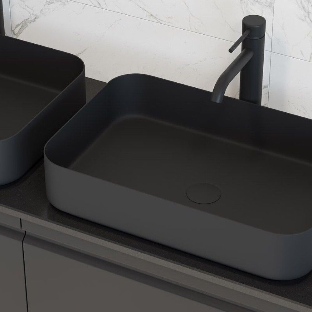 Valamu Camargue Skärgård Lindingö 52 x 34 cm matt must