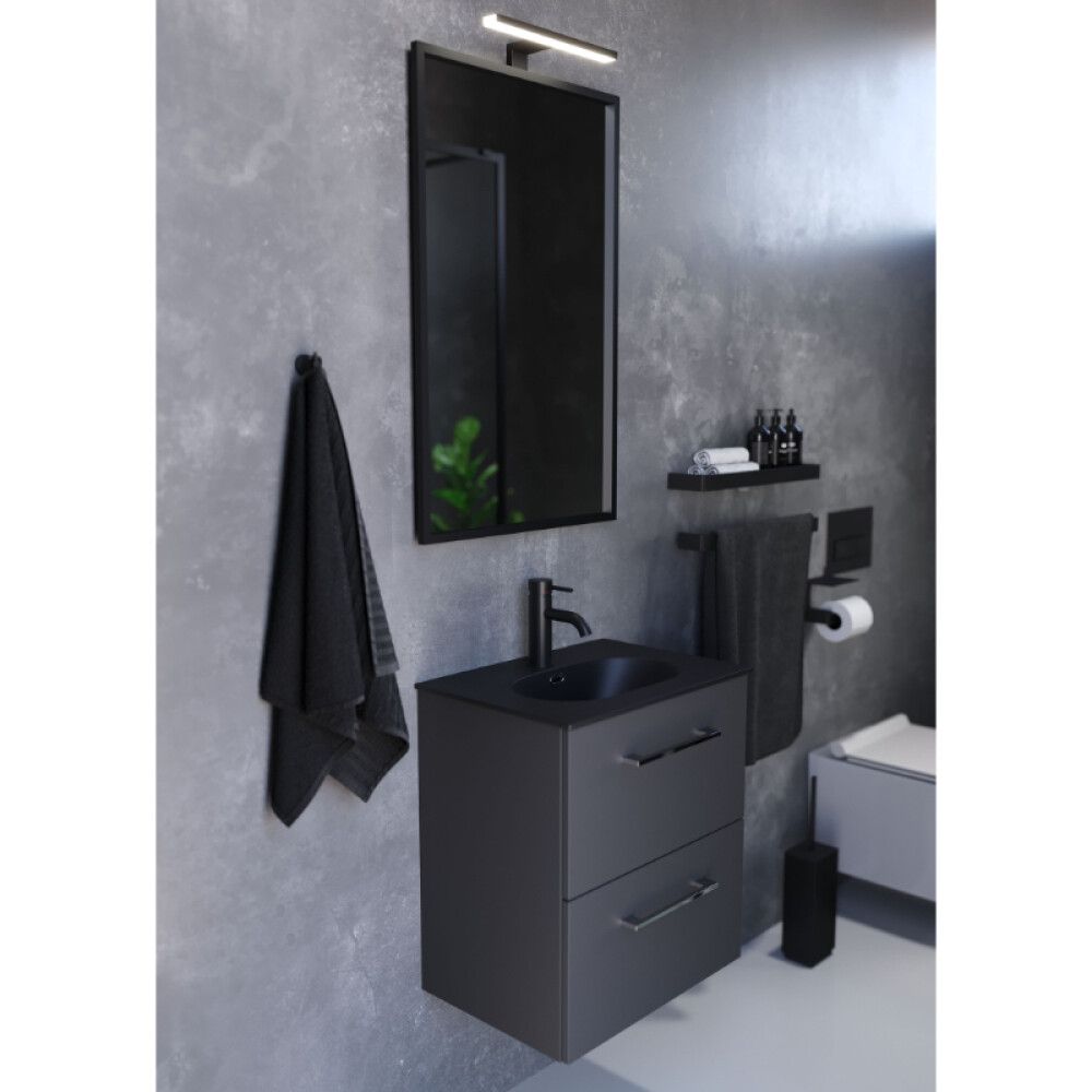 Valamukapp Camargue Svanholm Slim 50 cm antratsiit