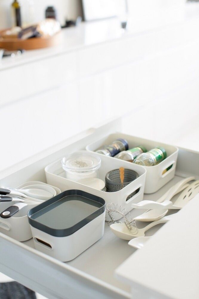 Säilituskarp SmartStore Compact M valge 29,5 x 19,5 x 12 cm