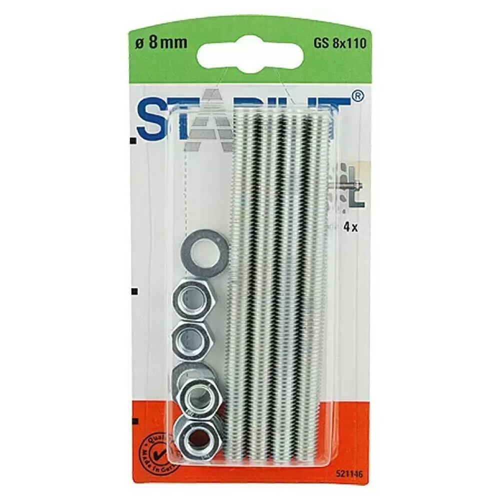 Keermepolt 8 x 110 mm