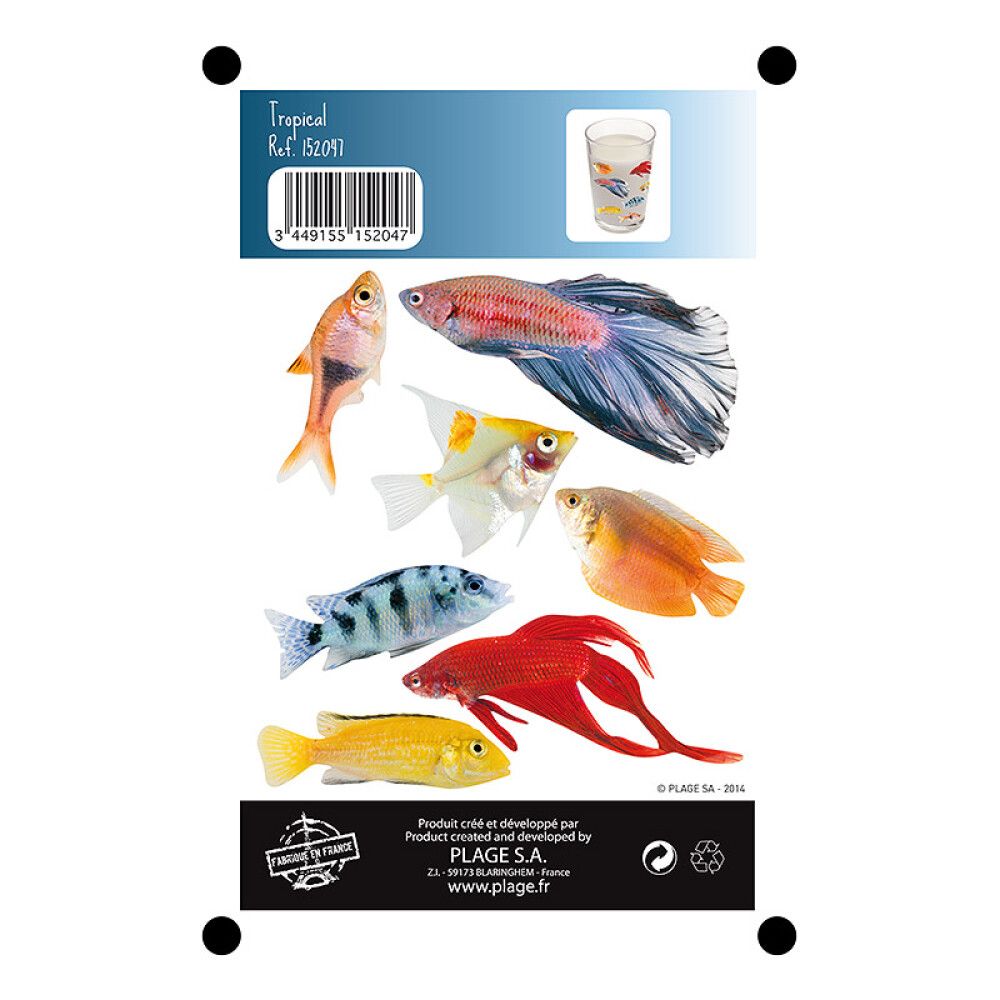 Seinakleebis Plage XXS Troopika