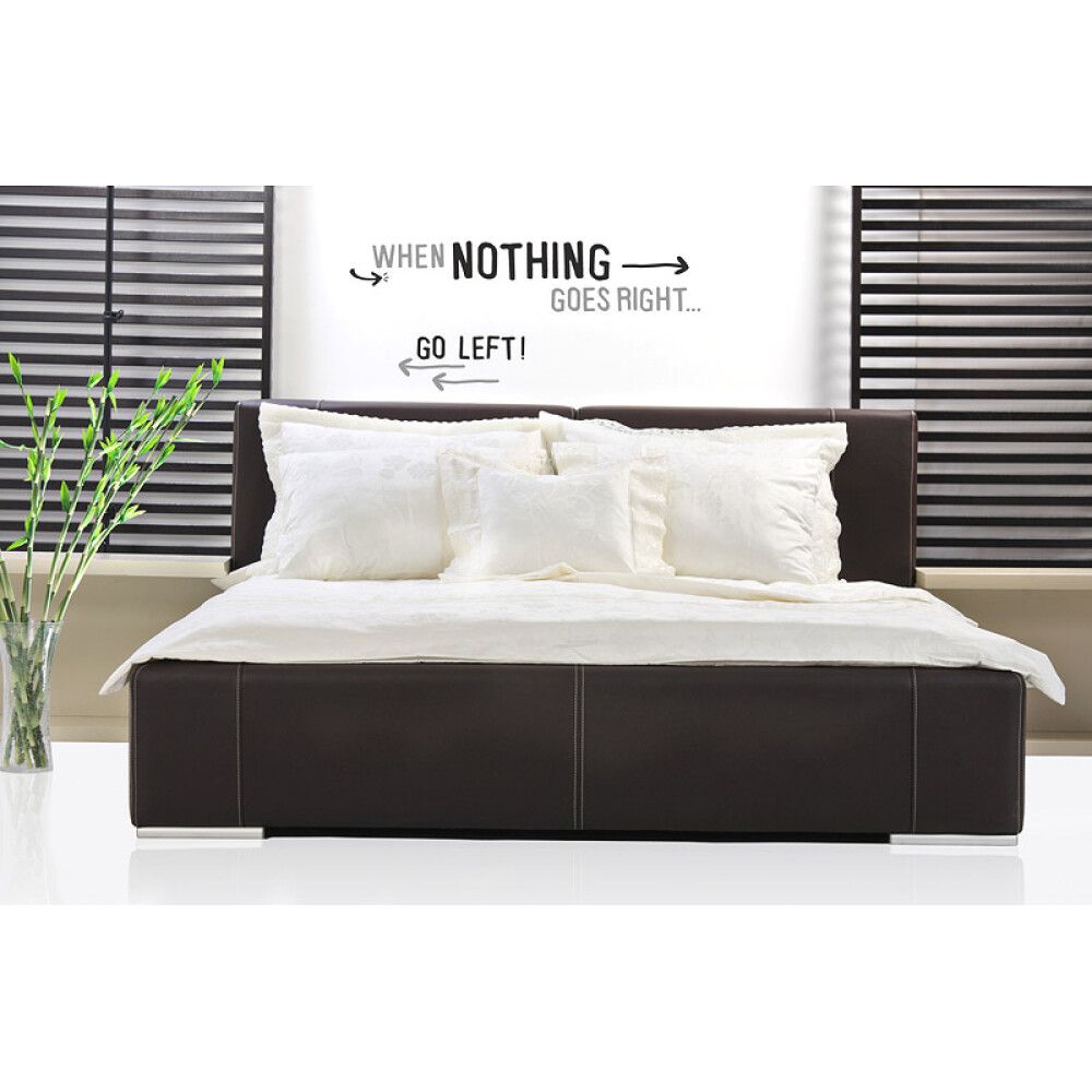 Posterkleebis Plage  When nothing goes right