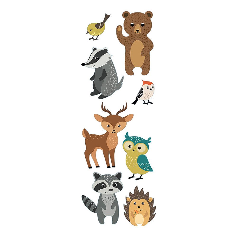 Posterkleebis Plage Metsaloomad