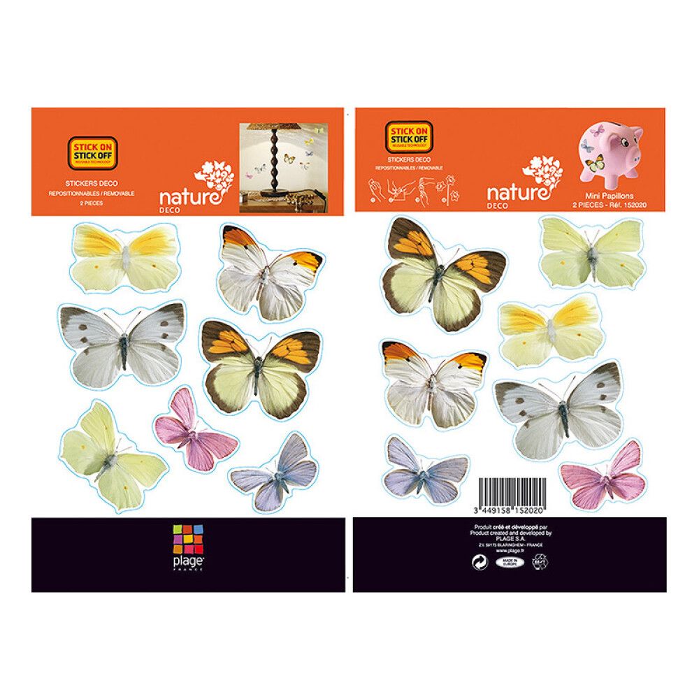 Seinakleebis Plage XXS Liblikad 2 tk