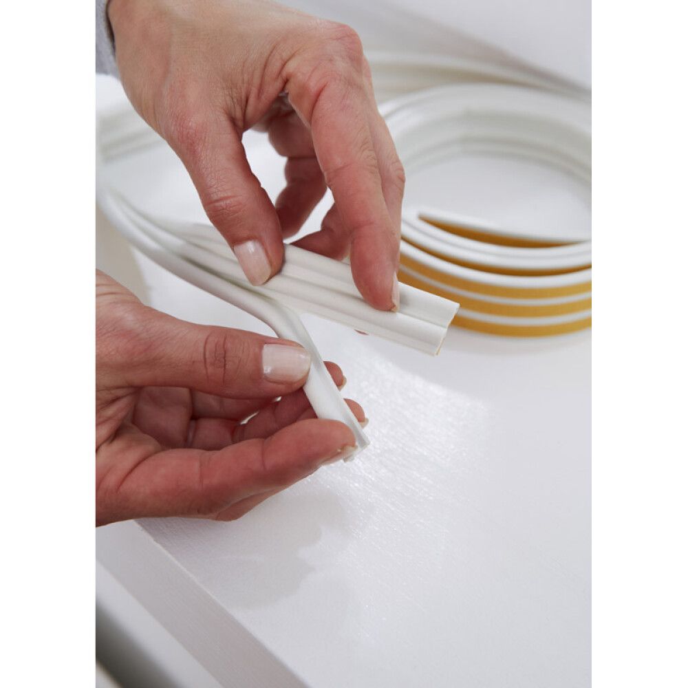 Tihend tesamoll® P-profiil 25 m x 9 mm x 5,5 mm, valge