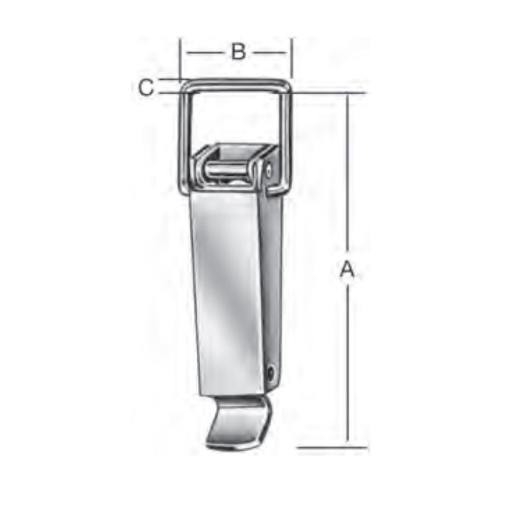 Kastilukk 113 x 35 mm