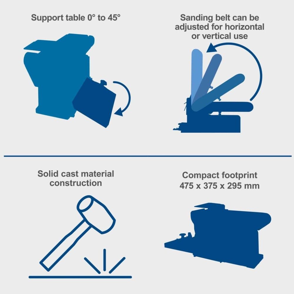 Lint- ja ketaslihvmasin BTS 900, 370 W