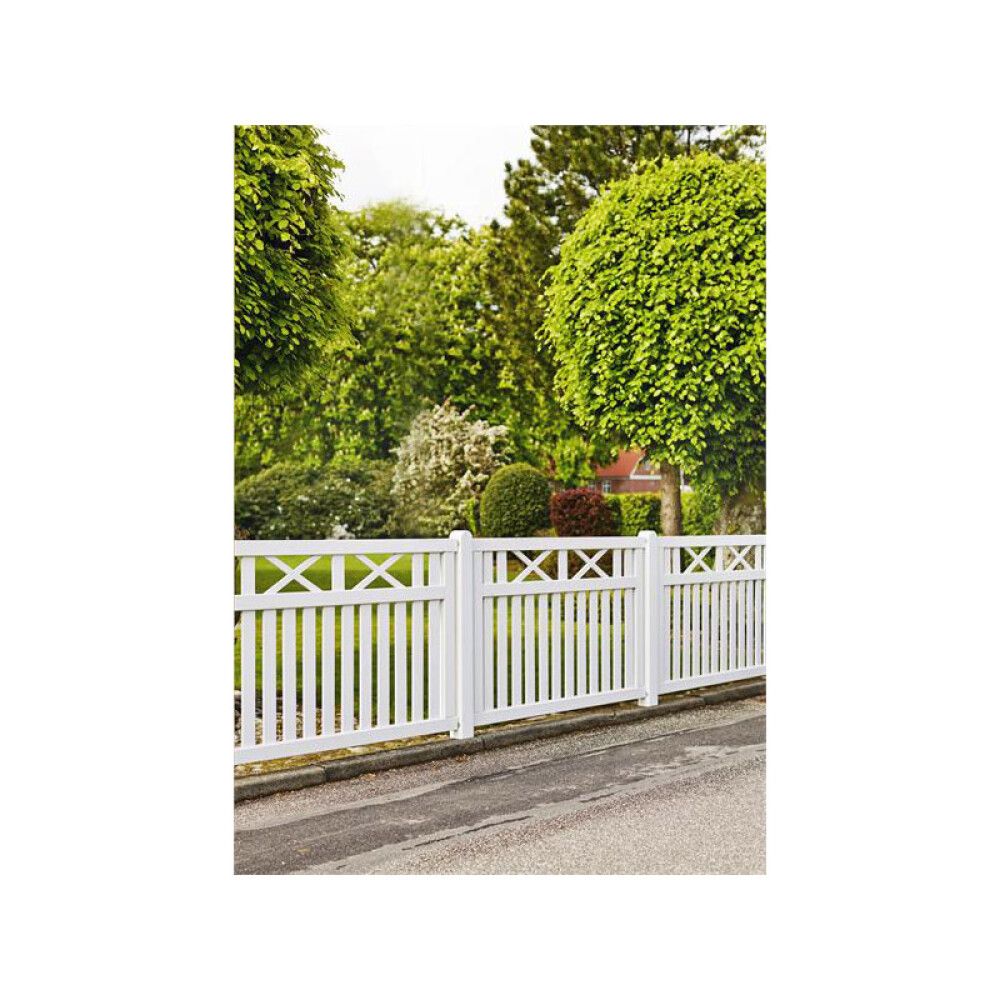 Aiaelement värav Vinesse Plus valge 100 x 98 cm