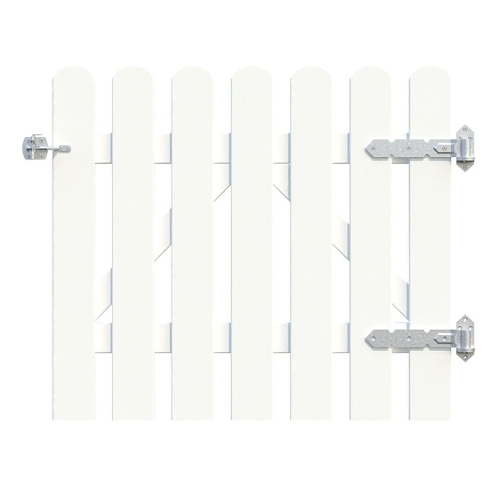 Värav Kelda 90 x 80 cm, valge