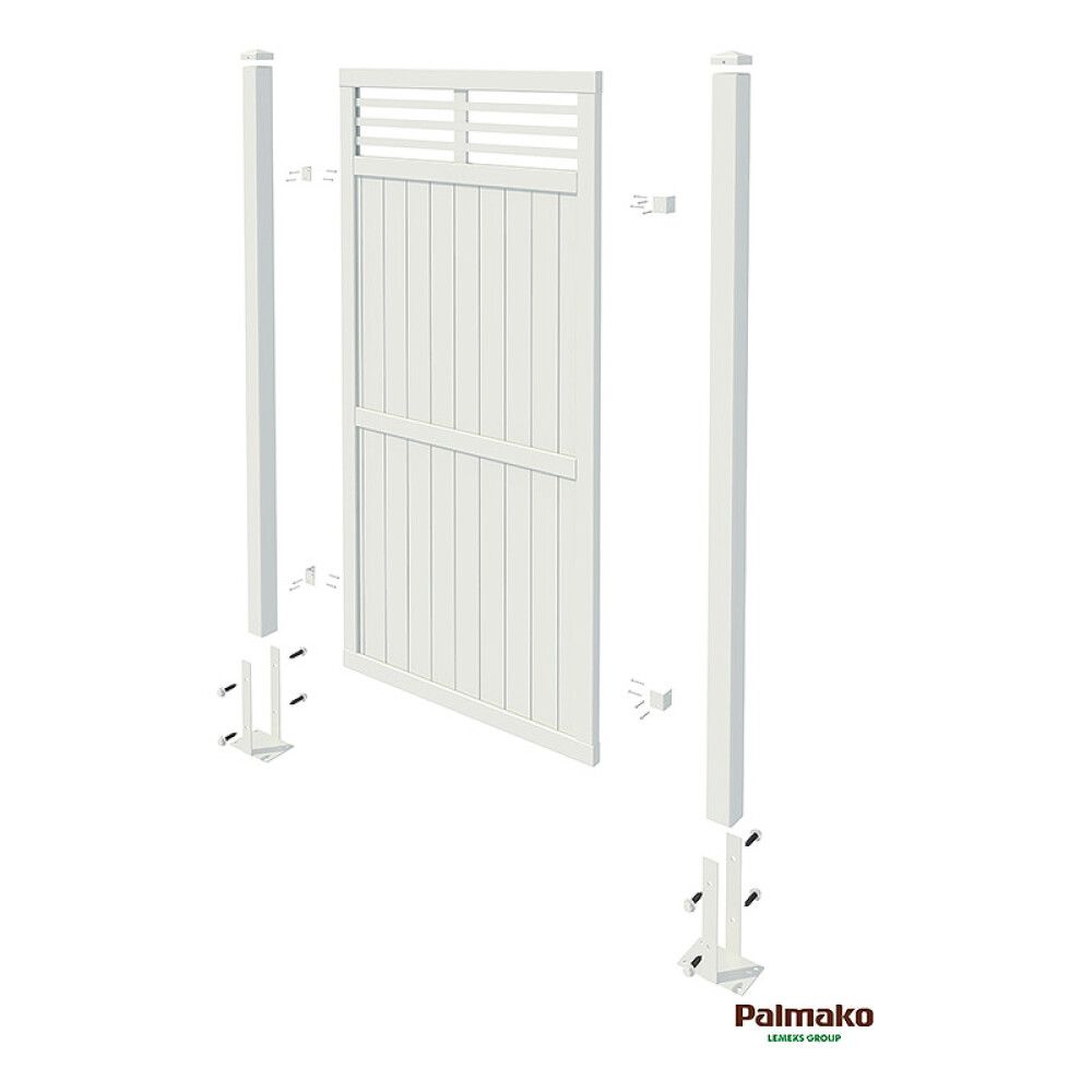 Aiaelement Palmako Nina 180 x 90 cm, valge