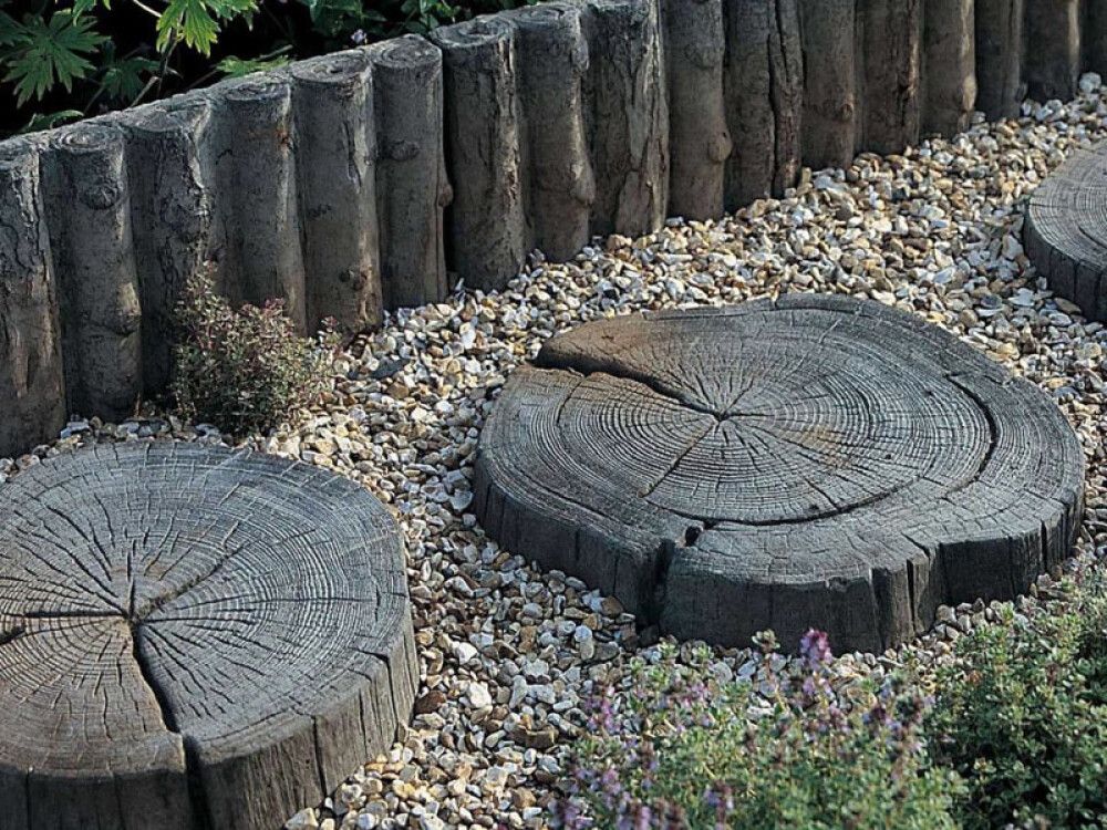 Betoonist sillutiskivi EHL Stonewood Ø 30 - 45 x 5 cm