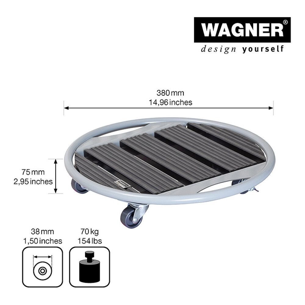 Lillepoti alus Venezia 38 cm, antratsiit