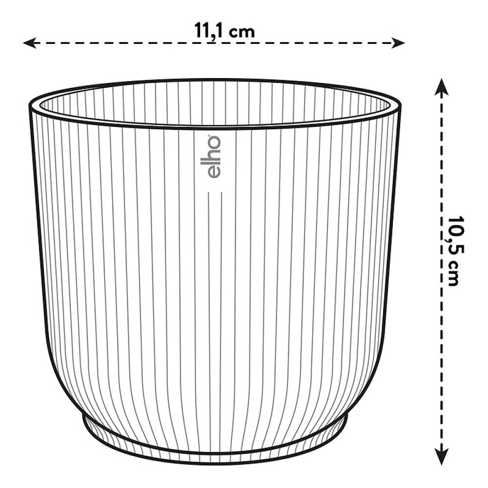 Ümbrispott Vibes Fold Ø 11 cm, roosa