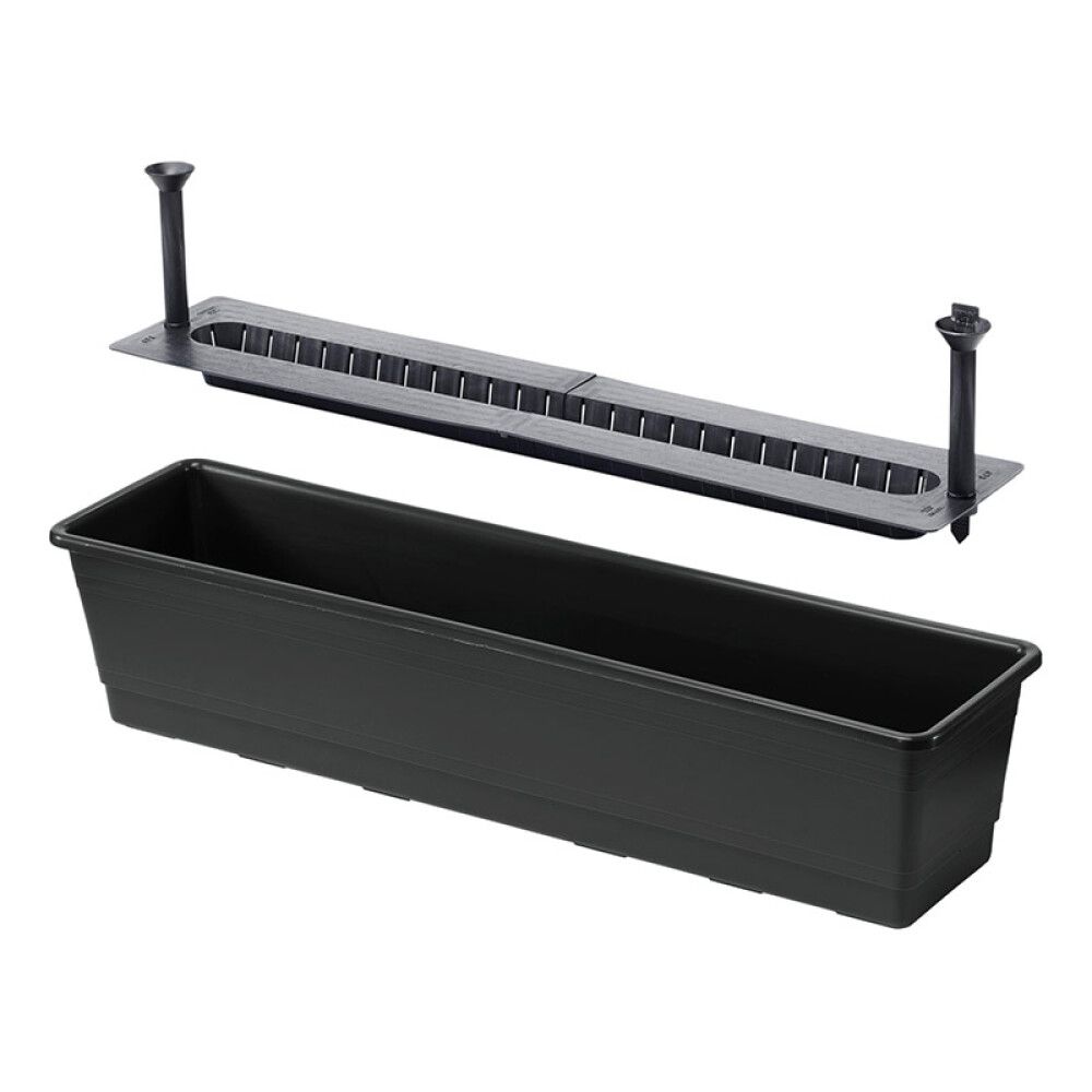 Rõdukast Orthex altkastmisega 75 cm, must