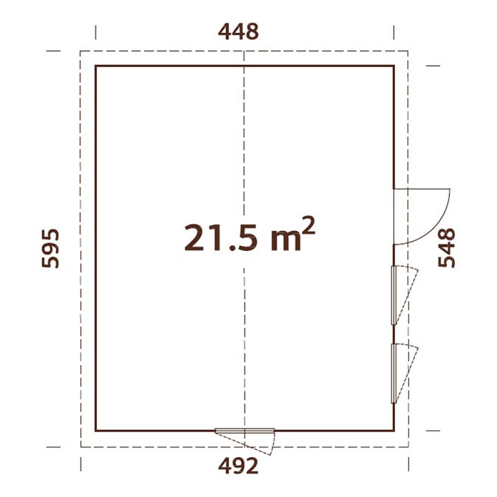 Aiamaja Palmako Charlotte 21,5 m²