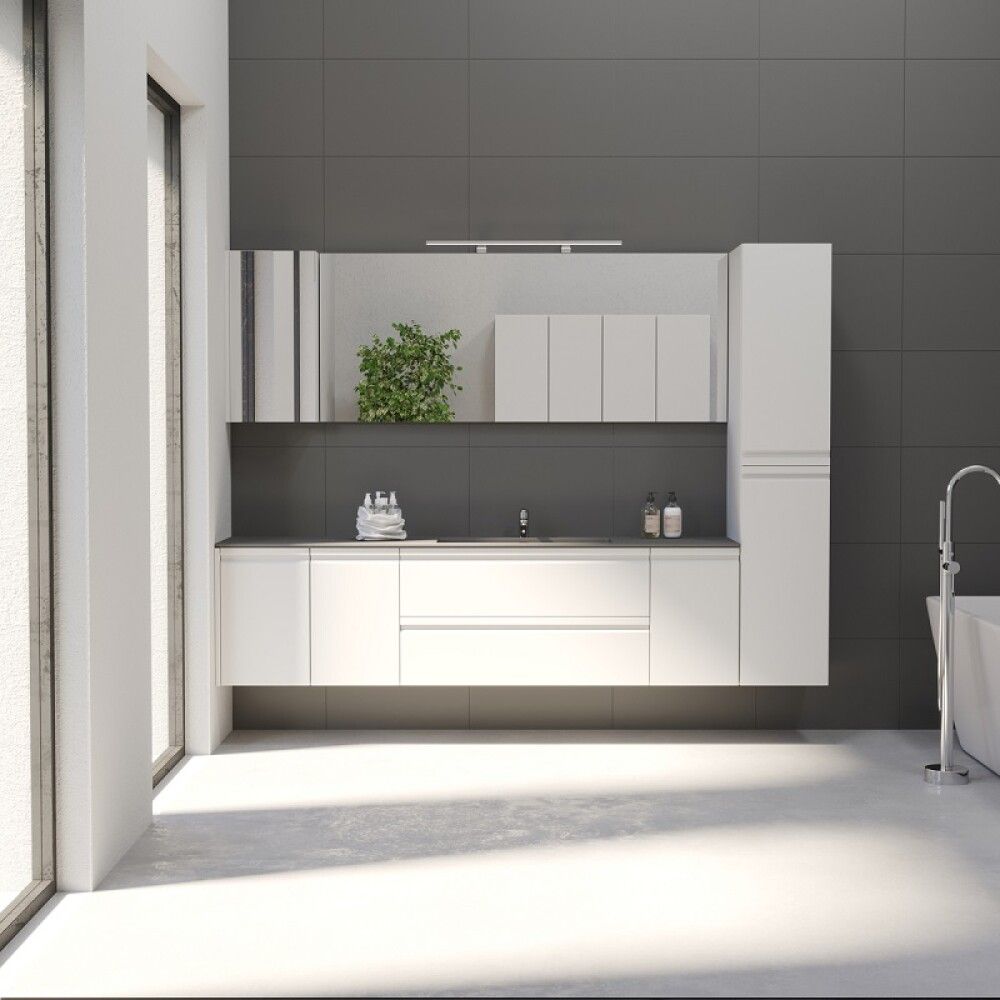 Kõrge kapi karkass Camargue Skärgård IQ 35 cm Matt valge