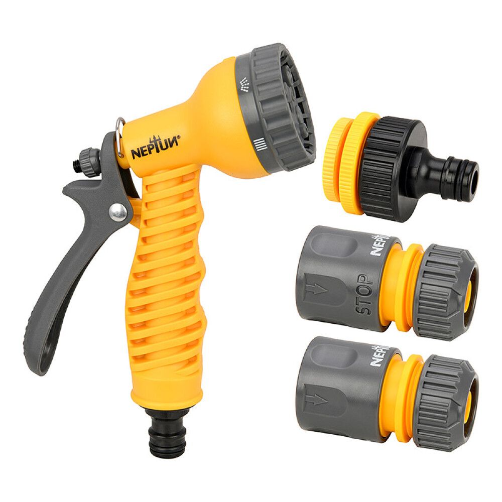 Kastmispüstoli komplekt Neptun 4-osaline