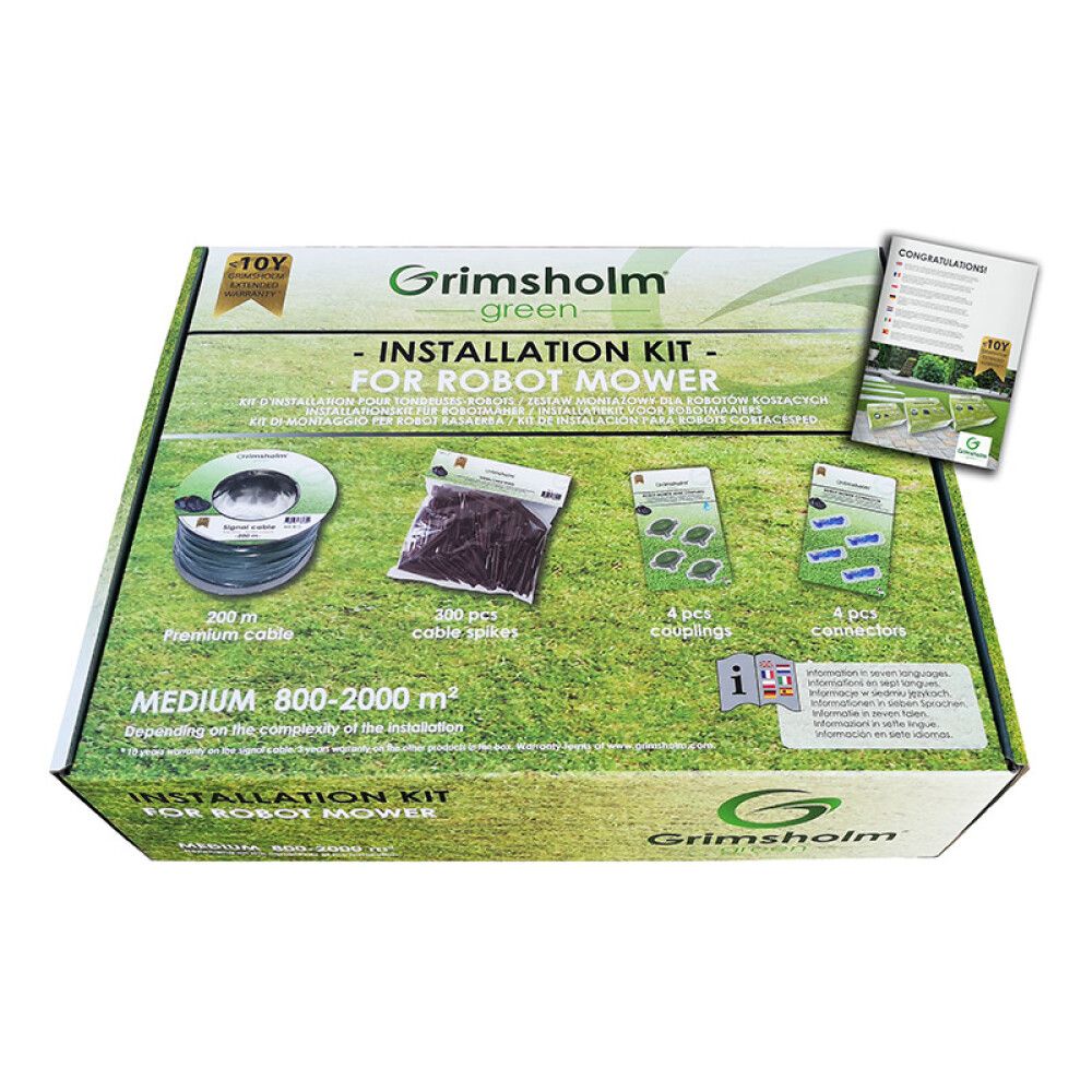 Robotniiduki paigalduskomplekt Grimsholm Robot Mower Installation Kit Medium 800-2000 m²
