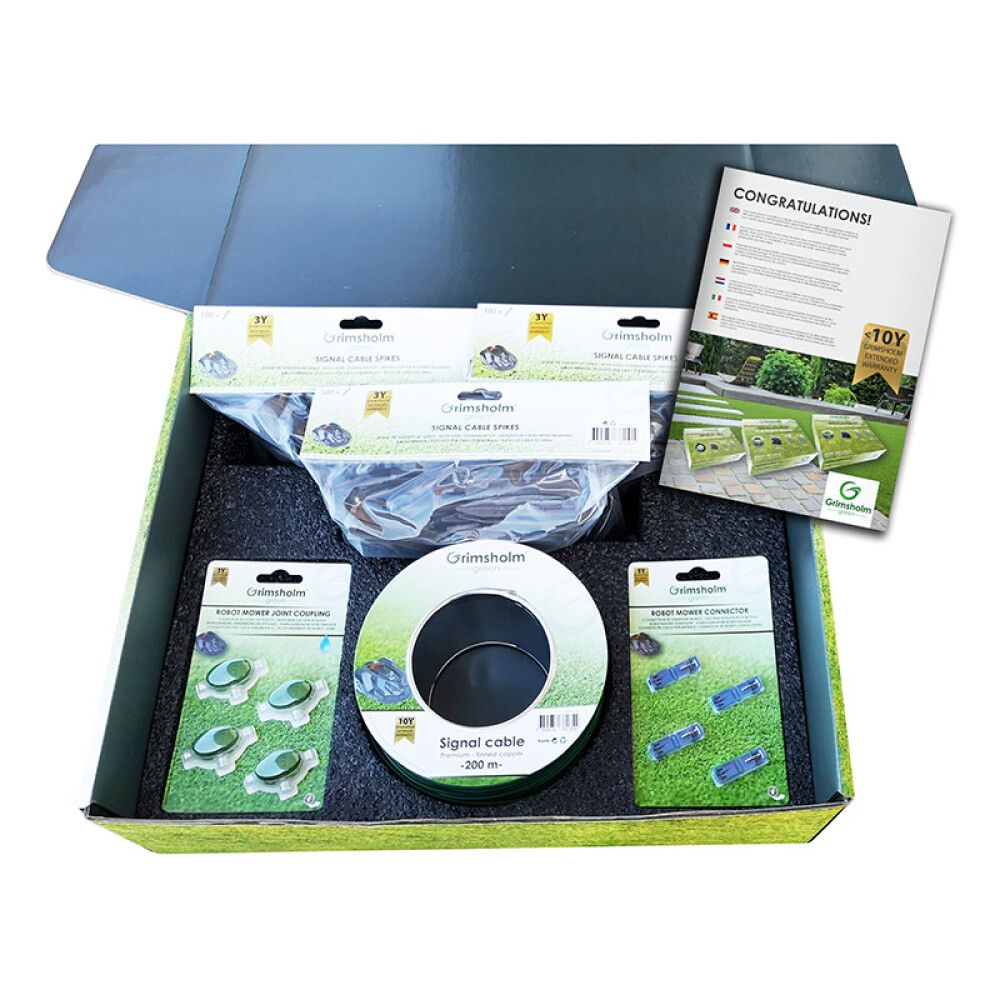 Robotniiduki paigalduskomplekt Grimsholm Robot Mower Installation Kit Medium 800-2000 m²