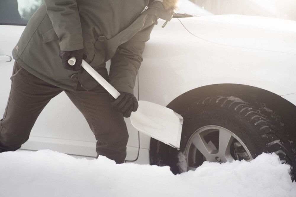 Autolabidas Fiskars SnowXpert, valge