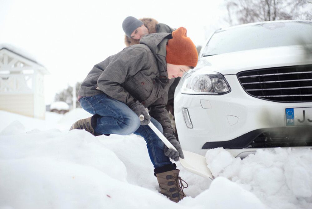 Autolabidas Fiskars SnowXpert, valge