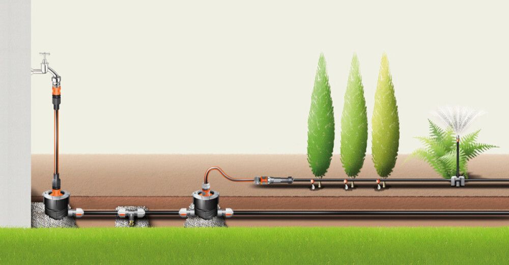 Drenaaziklapp Gardena 3/4'' väliskeere