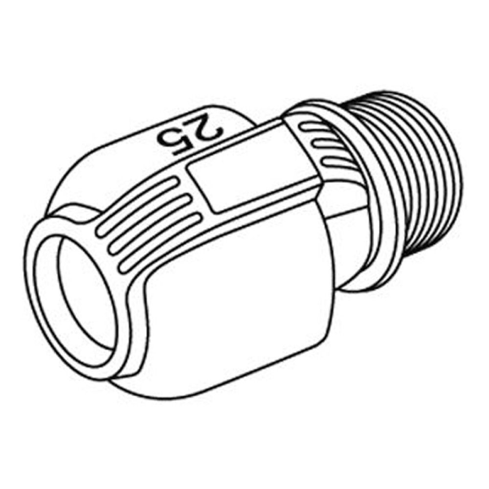 Ühendusliitmik Garden 25 mm x 1'' väliskeere