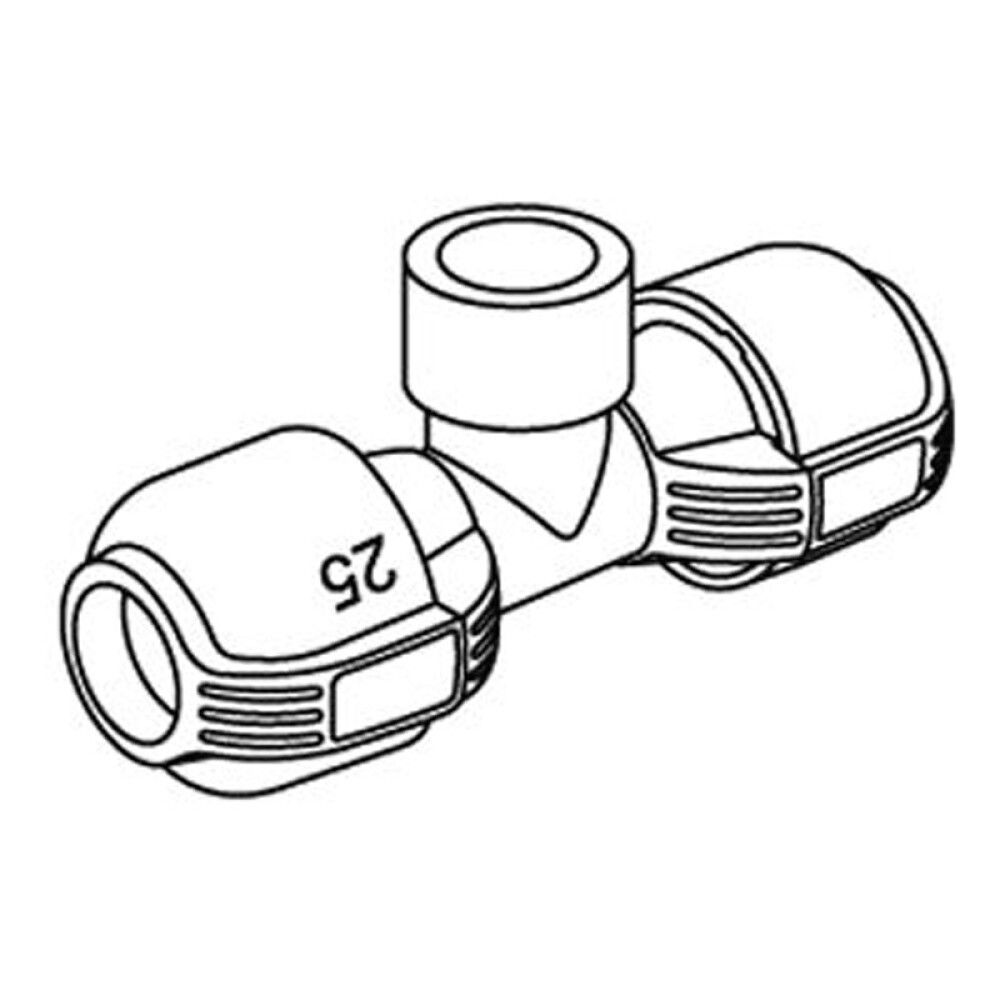 T-liitmik Gardena 25 mm x ¾'' sisekeere