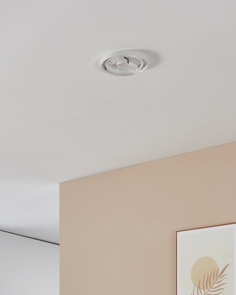 Paigaldusalus Eglo Castagneto Ø 20 cm valge IP44