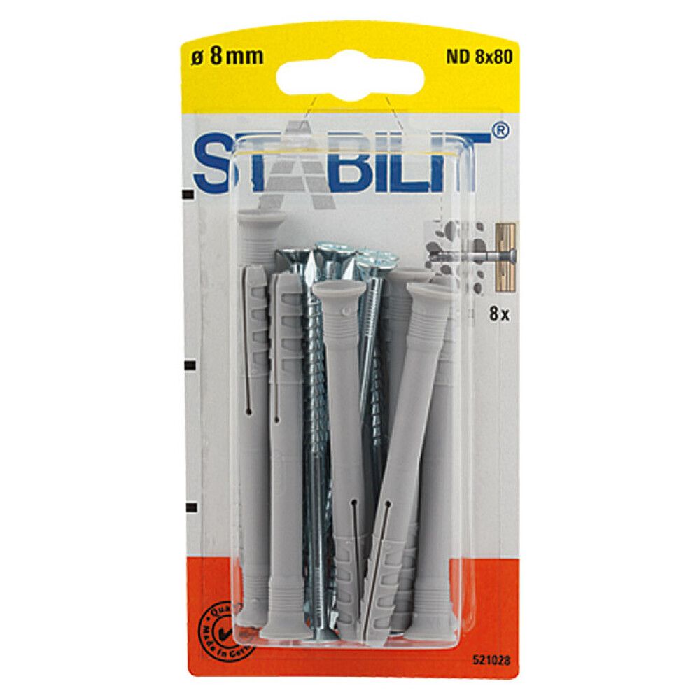 Naeltüübel 8 x 80 mm