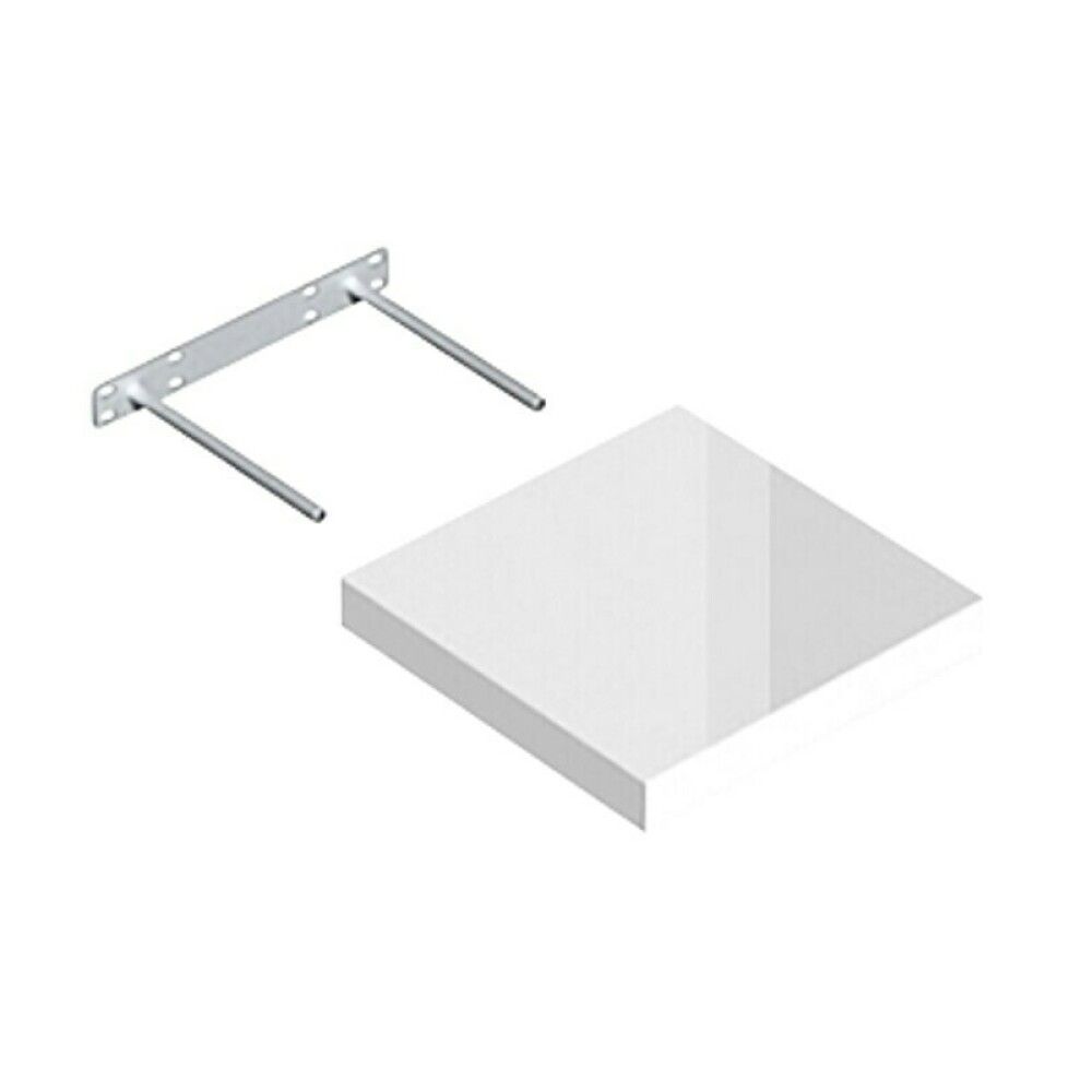 Seinariiul Regalux XL4 valge kõrgläige 23,5 x 23,5 x 3,8 cm