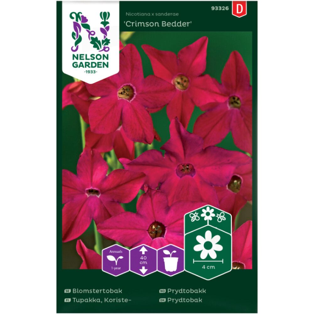 Lilltubakas Crimson Bedde