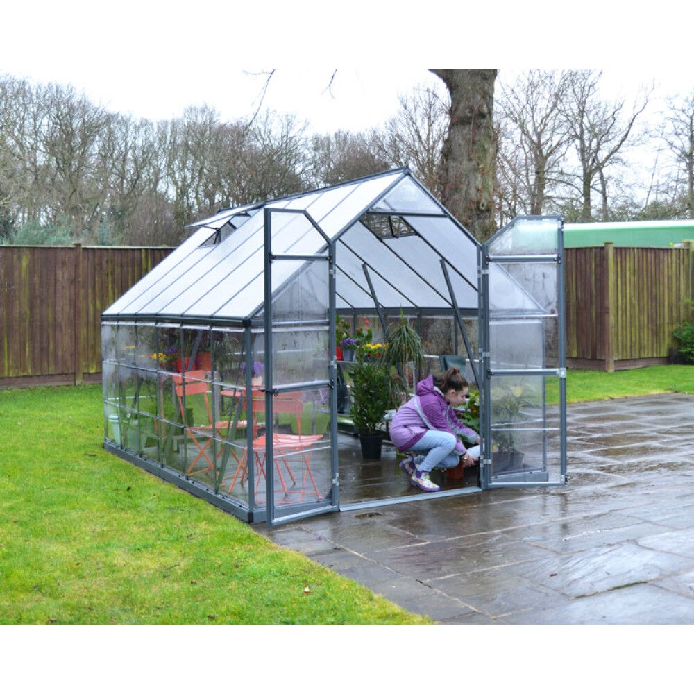 Kasvuhoone Palram-Canopia Balance 8,9 m²(243 x 367 cm), hall